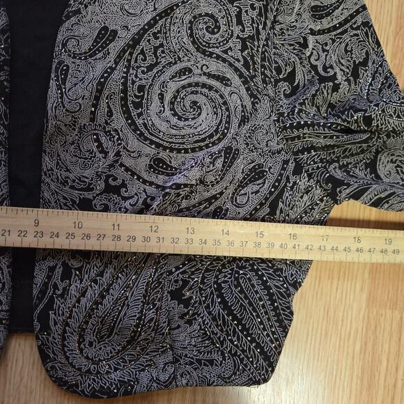 Alex Evenings VTG 90s Y2K Sparkle Fairy Babydoll Maxi Dress/ Bolero Size 10 Prom - Picture 12 of 12